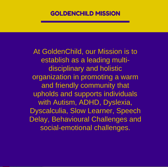 our Mission is to establish as a leading multi-disciplinary and holistic organization in promoting warm and friendly community and supports individuals with learning disabilities